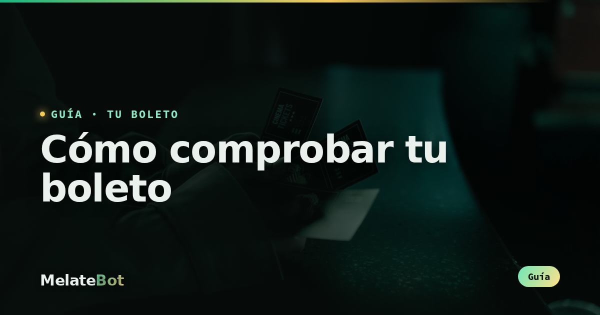 Cómo comprobar tu billete de Melate: checar números y premios